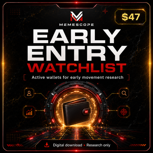 Early Entry Watchlist